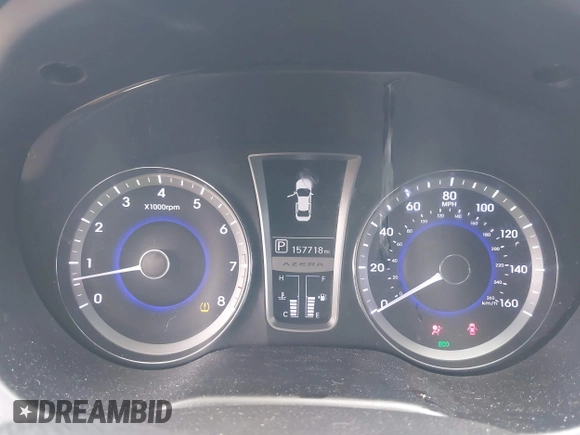 2013 Hyundai Azera с VIN KMHFG4JG8DA245858, выставлен на аукционе IAAI как лот 42657593 с пробегом 157 718 миль миль и . История ставок и продаж доступна на DreamBid. Изображение 7.