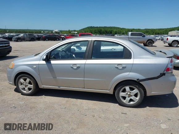 2007 Chevrolet Aveo LT with VIN KL1TG56667B135054, listed as a IAAI auction lot 42286340 with 101,328 mi miles and . Bid and sale history available at DreamBid. Image 6.