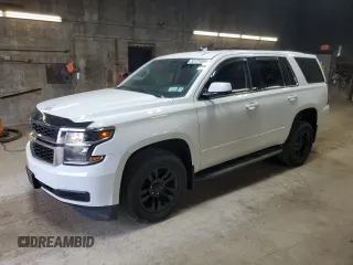 2018 Chevrolet Tahoe Commercial z VIN 1GNSKFEC1JR346457, wystawiony jako Copart lot #53731095 z przebiegiem 80 127 mil mil oraz Szkoda całkowita • Salvage title. Historia ofert i sprzedaży dostępna na DreamBid. Obrazek 1.