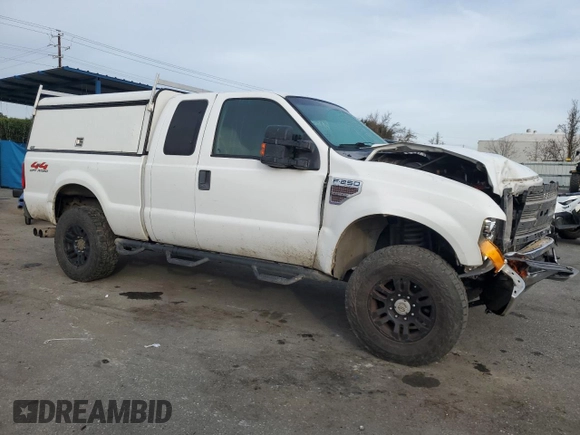 2008 Ford Super Duty F-250 SRW XL with VIN 1FTSX21R18EB68466, listed as a Copart auction lot 48565885 with 135,833 mi miles and Salvage Title. Bid and sale history available at carsss.com. Image 4.