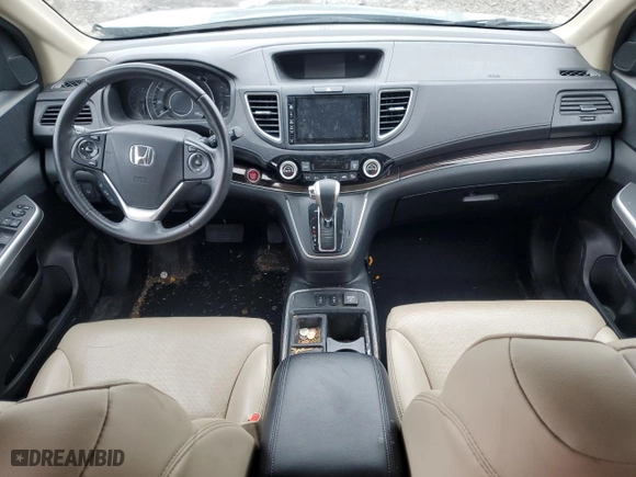 2016 Honda CR-V EX-L with VIN 5J6RM4H70GL033300, listed as a Copart auction lot 48404605 with 0 mi miles and Salvage Title. Bid and sale history available at carsss.com. Image 8.