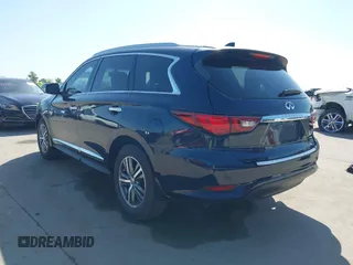 2020 Infiniti QX60 Pure with VIN 5N1DL0MN1LC506501, listed as a IAAI auction lot 41968177 with 53,128 mi miles and . Bid and sale history available at DreamBid. Image 3.