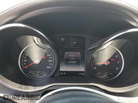 2016 Mercedes-Benz C 300 z VIN 55SWF4JB8GU150979, wystawiony jako Copart lot #64071805 z przebiegiem 37 268 mil mil oraz Szkoda całkowita • Salvage title. Historia ofert i sprzedaży dostępna na DreamBid. Obrazek 9.