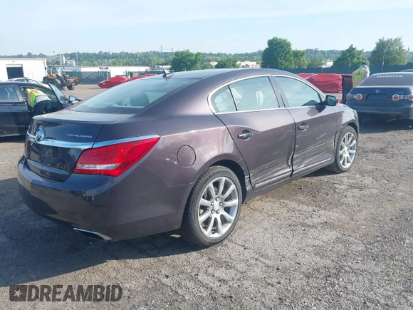2014 Buick LaCrosse Premium I with VIN 1G4GD5G32EF230252, listed as a IAAI auction lot 42240846 with 112,330 mi miles and . Bid and sale history available at DreamBid. Image 4.
