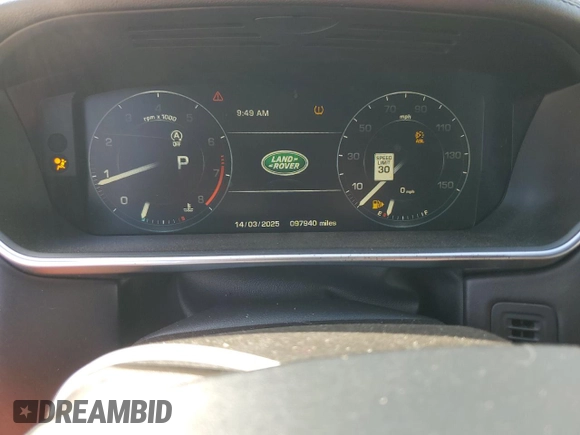 2015 Land Rover Range Rover HSE with VIN SALGS2VF9FA204602, listed as a Copart auction lot 49229455 with 97,940 mi miles and Salvage title. Bid and sale history available at DreamBid. Image 9.