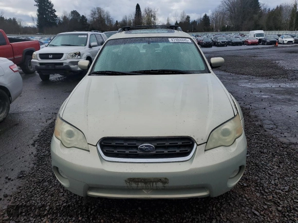 2006 Subaru Legacy Outback Limited with VIN 4S4BP62C167360968, listed as a Copart auction lot 47484445 with 186,179 mi miles and Salvage title. Bid and sale history available at DreamBid. Image 5.