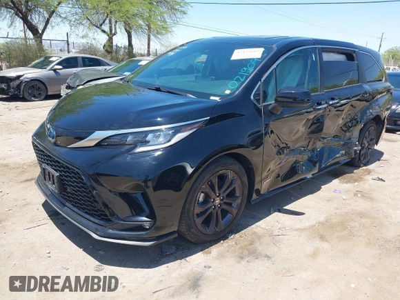 2021 Toyota Sienna XSE with VIN 5TDXRKEC6MS021909, listed as a IAAI auction lot 42432609 with 57,295 mi miles and . Bid and sale history available at DreamBid. Image 17.