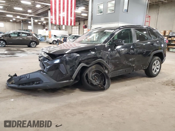 2020 Toyota RAV4 LE with VIN 2T3H1RFV1LW060179, listed as a Copart auction lot 52715575 with 80,531 mi miles and Salvage Title. Bid and sale history available at DreamBid. Image 1.
