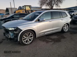 2020 Cadillac XT6 AWD Sport with VIN 1GYKPGRS8LZ216836, listed as a Copart auction lot 82161014 with 90,883 mi miles and Salvage Title. Bid and sale history available at carsss.com. Image 1.