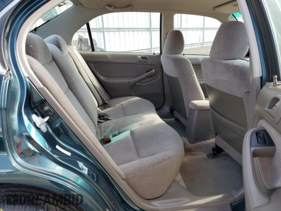 1998 Honda Civic LX with VIN JHMEJ6673WS016828, listed as a Copart auction lot 73740904 with 80,801 mi miles and Salvage Title. Bid and sale history available at carsss.com. Image 10.