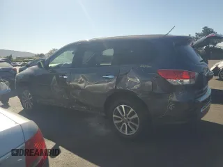 2014 Nissan Pathfinder S z VIN 5N1AR2MN4EC645392, wystawiony jako Copart lot #56152165 z przebiegiem 125 459 mil mil oraz Szkoda całkowita • Salvage title. Historia ofert i sprzedaży dostępna na DreamBid. Obrazek 2.