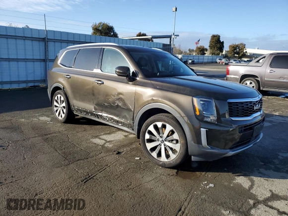 2022 Kia Telluride S with VIN 5XYP6DHC5NG201896, listed as a Copart auction lot 44646785 with 66,918 mi miles and Salvage Title. Bid and sale history available at DreamBid. Image 4.