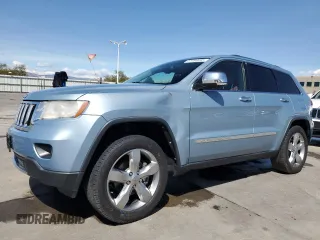 2013 Jeep Grand Cherokee Overland with VIN 1C4RJFCT8DC577991, listed as a Copart auction lot 51496945 with 164,919 mi miles and Salvage Title. Bid and sale history available at carsss.com. Image 1.