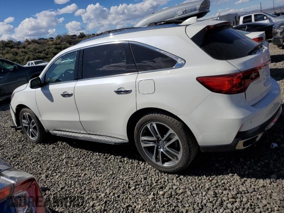 2017 Acura MDX Advance z VIN 5FRYD4H98HB025158, wystawiony jako Copart lot #51809364 z przebiegiem 108 557 mil mil oraz Szkoda całkowita • Salvage title. Historia ofert i sprzedaży dostępna na DreamBid. Obrazek 2.