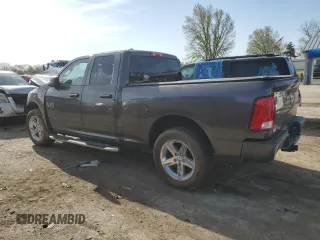 2018 Ram 1500 Express with VIN 1C6RR7FG3JS215878, listed as a Copart auction lot 52197945 with 0 mi miles and Salvage Title. Bid and sale history available at carsss.com. Image 2.