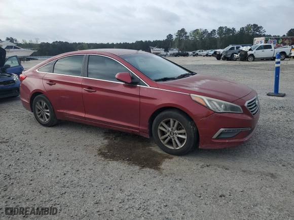 2015 Hyundai Sonata 2.4L SE with VIN 5NPE24AF0FH035921, listed as a Copart auction lot 51865845 with 216,749 mi miles and Clean Title. Bid and sale history available at carsss.com. Image 4.