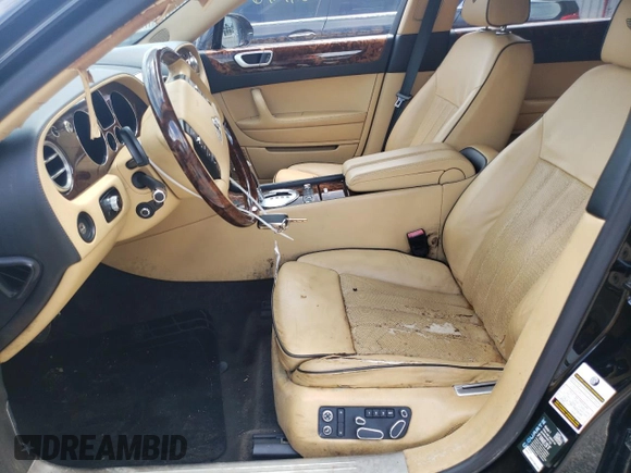 2011 Bentley Flying Spur with VIN SCBBR9ZAXBC069068, listed as a Copart auction lot 64547504 with 53,982 mi miles and Clean title. Bid and sale history available at DreamBid. Image 7.