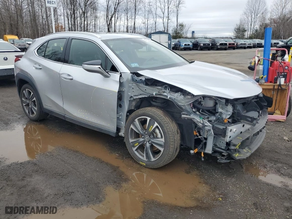 2020 Lexus UX with VIN JTHP9JBH9L2036063, listed as a Copart auction lot 47302375 with 11,529 mi miles and Salvage Title. Bid and sale history available at carsss.com. Image 4.