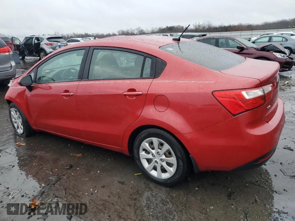 2014 Kia Rio LX with VIN KNADM4A30E6406903, listed as a Copart auction lot 84496174 with 156,250 mi miles and Salvage Title. Bid and sale history available at carsss.com. Image 2.