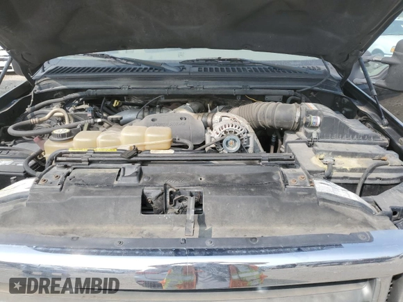 2001 Ford F-350 XL with VIN 1FTSX31F11ED72055, listed as a Copart auction lot 66164624 with 228,597 mi miles and Salvage Title. Bid and sale history available at DreamBid. Image 11.
