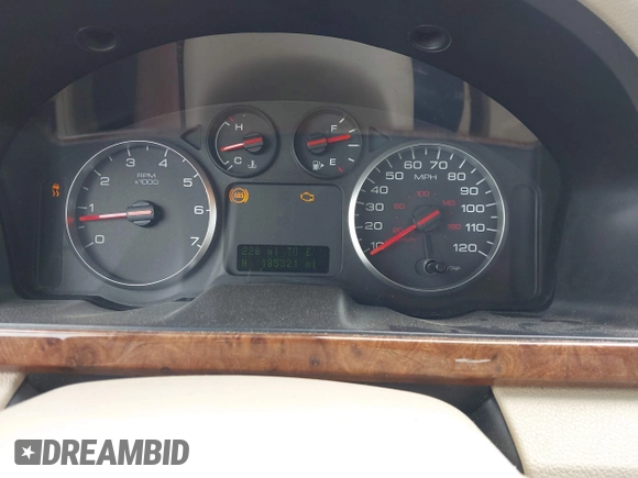 2006 Ford Five Hundred SEL with VIN 1FAFP24146G154107, listed as a IAAI auction lot 42547241 with 185,321 mi miles and . Bid and sale history available at DreamBid. Image 7.
