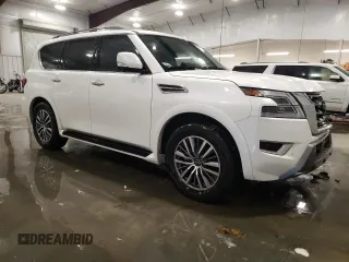 2023 Nissan Armada SL with VIN JN8AY2BB2P9831582, listed as a Copart auction lot 74304073 with 3,044 mi miles. Bid and sale history available at carsss.com. Image 4.
