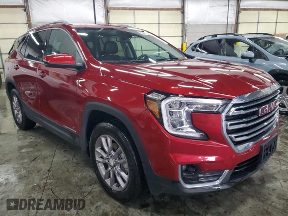 2023 GMC Terrain SLT z VIN 3GKALVEG6PL202695, wystawiony jako Copart lot #41474055 z przebiegiem 17 101 mil mil oraz Szkoda całkowita • Salvage title. Historia ofert i sprzedaży dostępna na DreamBid. Obrazek 4.