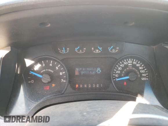 2013 Ford F-150 XL with VIN 1FTNF1EF7DKF26966, listed as a Copart auction lot 75799354 with 184,533 mi miles and Salvage title. Bid and sale history available at DreamBid. Image 9.