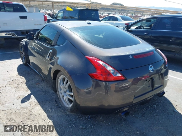 2010 Nissan 370Z with VIN JN1AZ4EH0AM501645, listed as a IAAI auction lot 41653013 with Not Provided miles. Bid and sale history available at carsss.com. Image 3.