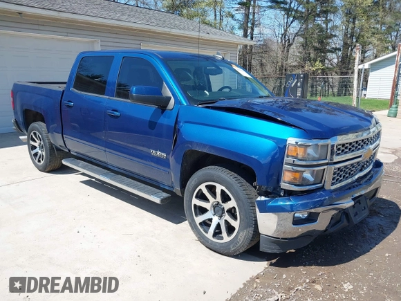 2015 Chevrolet Silverado 1500 LT with VIN 3GCPCRECXFG448201, listed as a IAAI auction lot 42038921 with 177,033 mi miles and . Bid and sale history available at DreamBid. Image 1.