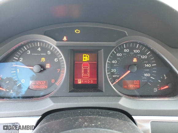 2005 Audi A6 with VIN WAUDG74F95N083293, listed as a Copart auction lot 86265674 with 139,540 mi miles and Salvage Title. Bid and sale history available at carsss.com. Image 9.