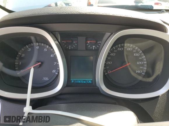 2017 Chevrolet Equinox LS with VIN 2GNALBEK5H1577843, listed as a Copart auction lot 53484755 with 117,672 mi miles and Salvage Title. Bid and sale history available at DreamBid. Image 9.