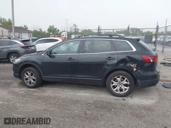 2014 Mazda CX-9 Sport with VIN JM3TB3BV8E0437180, listed as a IAAI auction lot 42413844 with 177,393 mi miles and . Bid and sale history available at DreamBid. Image 14.