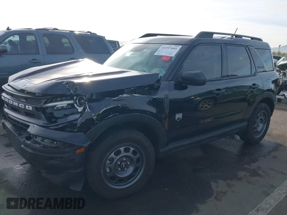 2023 Ford Bronco Sport Big Bend z VIN 3FMCR9B63PRE15764, wystawiony jako IAAI lot #41597681 z przebiegiem 32 142 mil mil oraz . Historia ofert i sprzedaży dostępna na DreamBid. Obrazek 2.