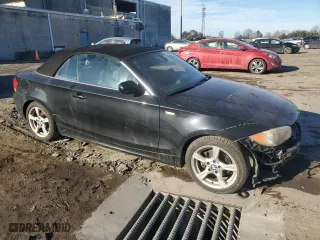 2012 BMW 1 Series 128i with VIN WBAUL7C52CVM83052, listed as a Copart auction lot 43197535 with 145,107 mi miles and Salvage Title. Bid and sale history available at carsss.com. Image 4.