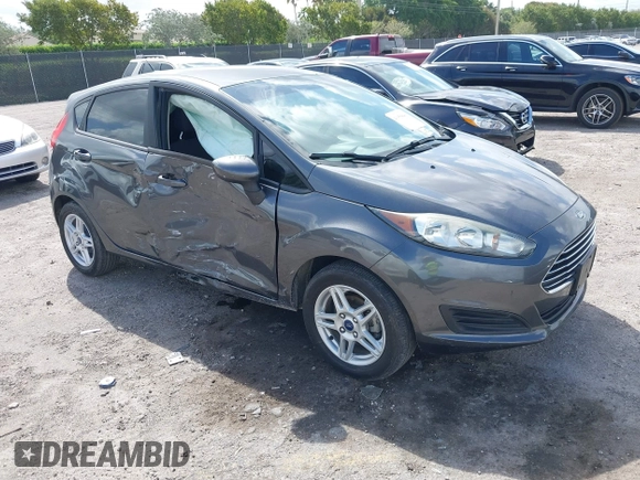 2019 Ford Fiesta SE with VIN 3FADP4EJ1KM101818, listed as a IAAI auction lot 41956641 with 40,493 mi miles. Bid and sale history available at carsss.com. Image 1.