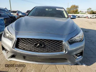 2019 Infiniti Q50 Luxe with VIN JN1EV7APXKM518952, listed as a Copart auction lot 74633794 with 39,454 mi miles and Salvage title. Bid and sale history available at DreamBid. Image 5.