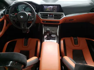 2023 BMW M4 Competition xDrive with VIN WBS43AZ06PCM98210, listed as a Copart auction lot 45048145 with 11,551 mi miles and Salvage Title. Bid and sale history available at carsss.com. Image 8.