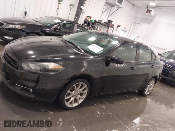 2013 Dodge Dart SXT with VIN 1C3CDFBA4DD294483, listed as a IAAI auction lot 41792715 with 100,821 mi miles. Bid and sale history available at carsss.com. Image 14.