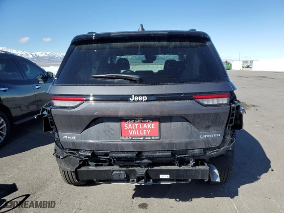2025 Jeep Grand Cherokee Limited with VIN 1C4RJHBG8SC269958, listed as a Copart auction lot 46905845 with 951 mi miles and Salvage Title. Bid and sale history available at carsss.com. Image 6.
