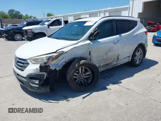 2013 Hyundai Santa Fe Sport z VIN 5XYZU3LAXDG072633, wystawiony jako IAAI lot #42045911 z przebiegiem 163 991 mil mil oraz . Historia ofert i sprzedaży dostępna na DreamBid. Obrazek 2.