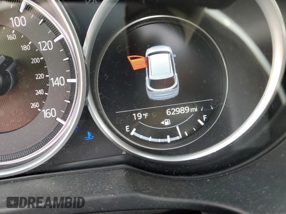 2018 Mazda CX-5 Touring with VIN JM3KFBCM2J0427786, listed as a Copart auction lot 45539345 with 62,989 mi miles and Salvage Title. Bid and sale history available at carsss.com. Image 9.
