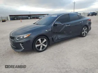 2017 Kia Optima SX with VIN 5XXGW4L23HG159896, listed as a Copart auction lot 55531465 with 97,384 mi miles and Salvage title. Bid and sale history available at DreamBid. Image 1.