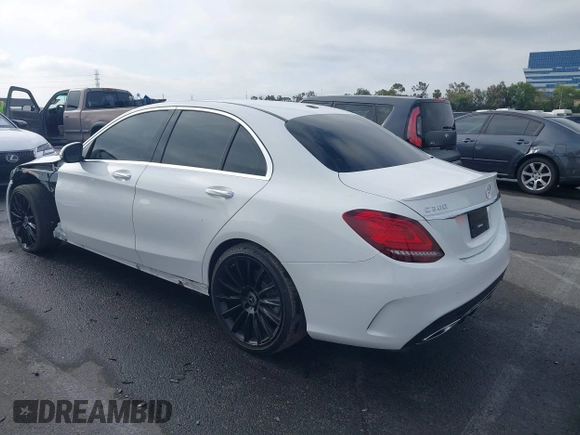 2019 Mercedes-Benz C 300 with VIN WDDWF8DB3KR458090, listed as a IAAI auction lot 42358177 with 33,201 mi miles and . Bid and sale history available at DreamBid. Image 3.