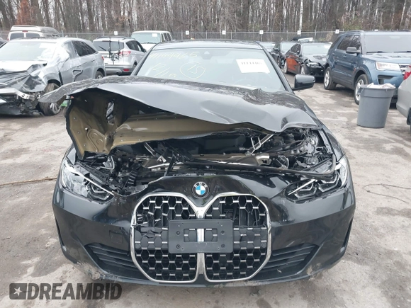 2024 BMW 4 Series 430i xDrive with VIN WBA73AV05RFS35389, listed as a IAAI auction lot 41144465 with 14,661 mi miles. Bid and sale history available at carsss.com. Image 12.