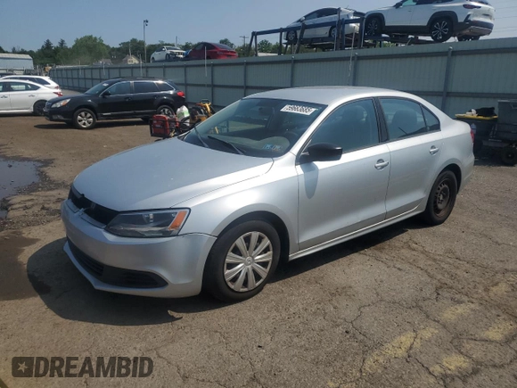 2012 Volkswagen Jetta S with VIN 3VW2K7AJ4CM318205, listed as a Copart auction lot 59663685 with 106,722 mi miles and Salvage title. Bid and sale history available at DreamBid. Image 1.