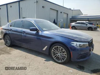 2020 BMW 5 Series 530e with VIN WBAJA9C01LCE55217, listed as a Copart auction lot 71109834 with Not Provided miles and Salvage Title. Bid and sale history available at DreamBid. Image 4.