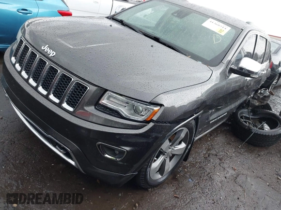 2014 Jeep Grand Cherokee Overland with VIN 1C4RJFCT2EC146239, listed as a IAAI auction lot 41368514 with 164,239 mi miles. Bid and sale history available at carsss.com. Image 17.