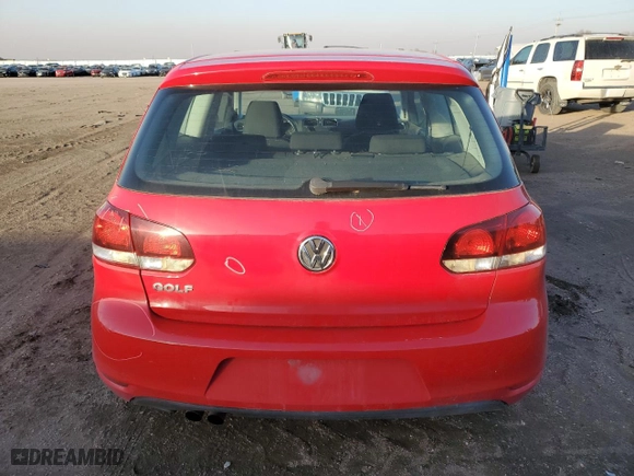 2010 Volkswagen Golf with VIN WVWBB7AJ0AW118857, listed as a Copart auction lot 86068604 with 131,233 mi miles and Salvage Title. Bid and sale history available at carsss.com. Image 6.