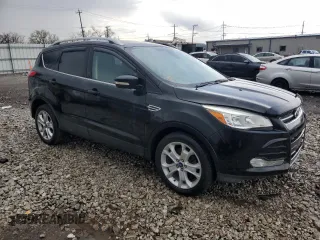 2014 Ford Escape Titanium with VIN 1FMCU9J98EUE07935, listed as a Copart auction lot 54147705 with 78,495 mi miles and Clean Title. Bid and sale history available at carsss.com. Image 4.